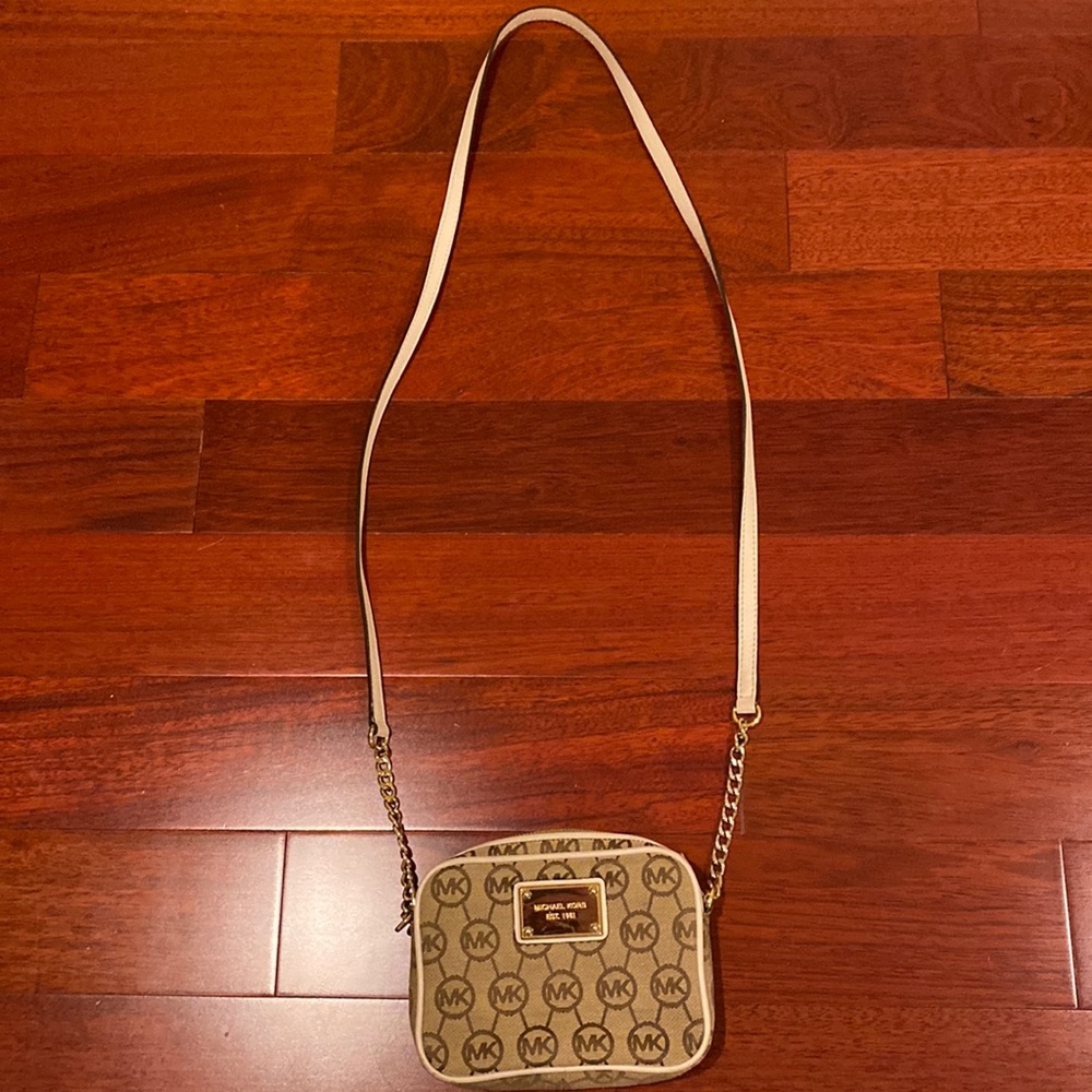 Michael Kors Canvas Crossbody Bag Small